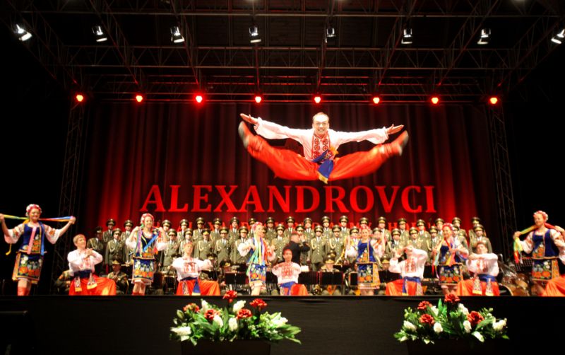 Legendární mužský pěvecký sbor Alexandrovci.