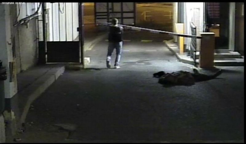 Snímek ze záznamu, který má policie k dispozici.