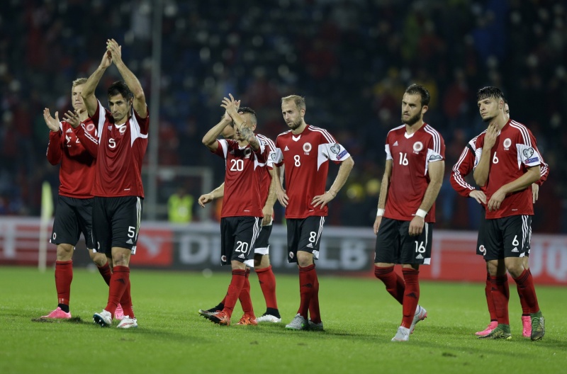 Fotbalisté Albánie.
