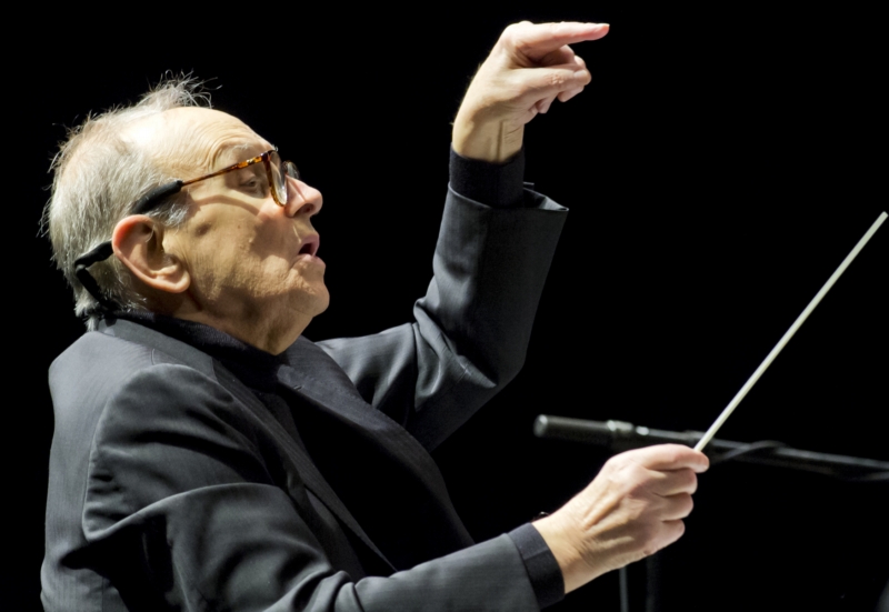 Skladatel Ennio Morricone.