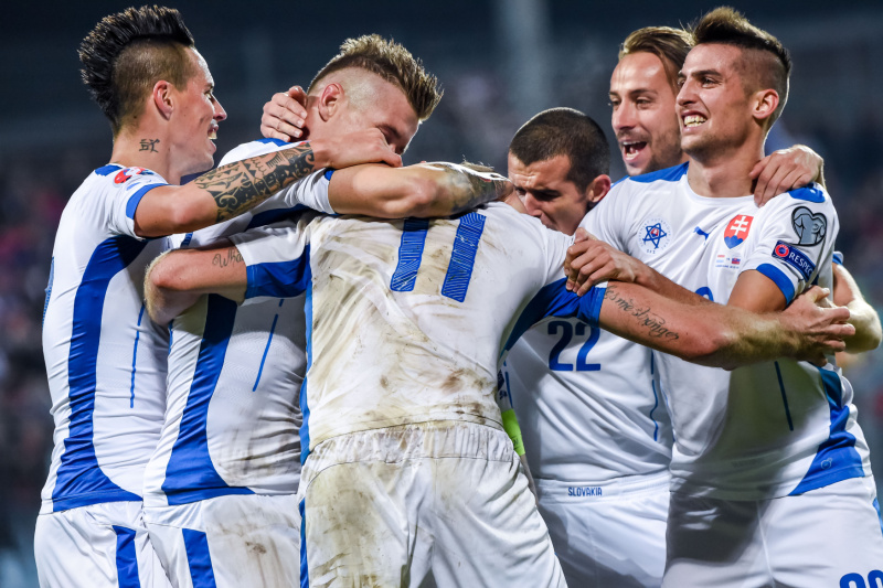 Slovensko slaví. Poprvé v historii postoupilo na mistrovství Evropy.