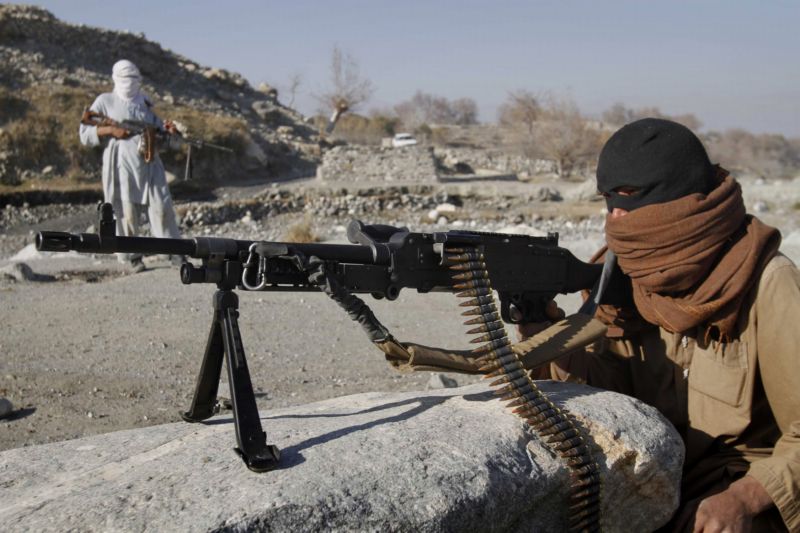 Bojovníci Talibanu, Afghánistán (ilustrační foto). Bojovníci Talibanu, Afghánistán (ilustrační foto).