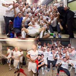 Oslavy slovenských fotbalistů.
