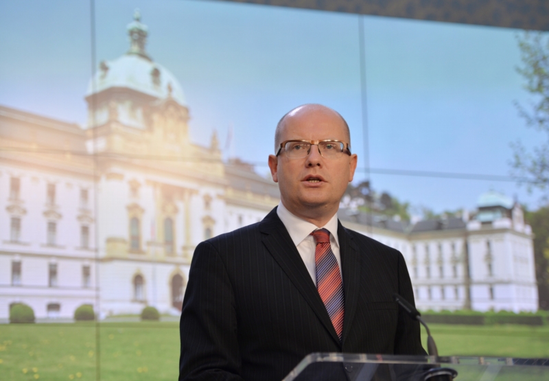 Premiér Bohuslav Sobotka.