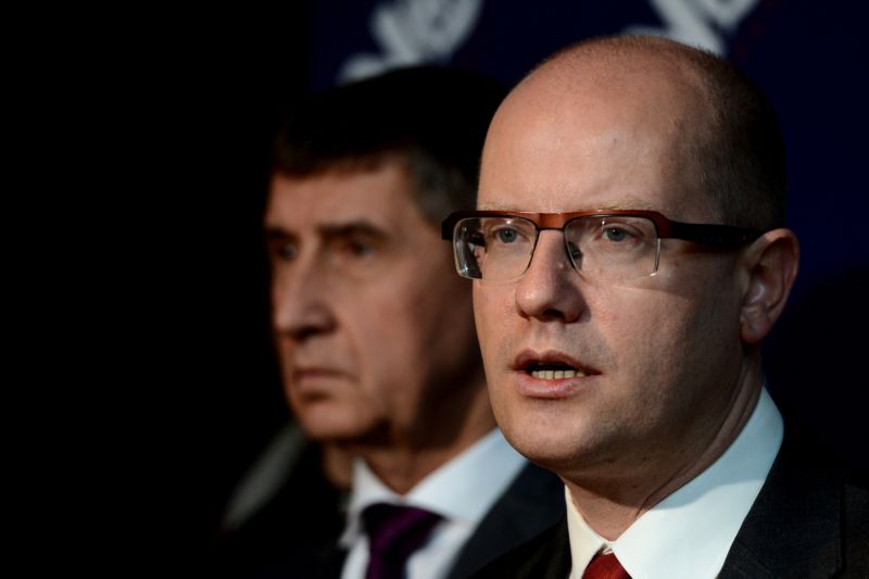 Andrej Babiš (vlevo) a Bohuslav Sobotka.