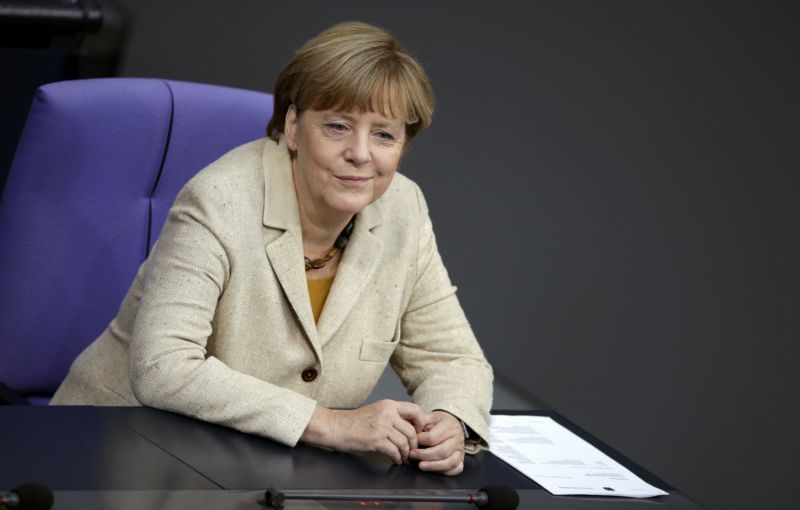 Kancléřka Angela Merkelová. 