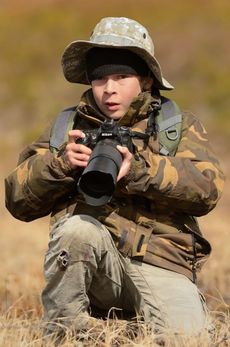 Ondřej Pelánek fotografuje přírodu se svým otcem Martinem.