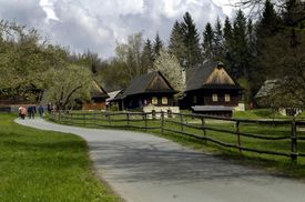 Muzeum ve svém areálu některé staré odrůdy ovoce, brambor či oblilovin pěstuje.