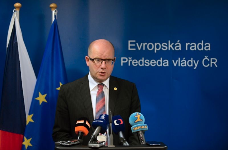 Premiér Bohuslav Sobotka.