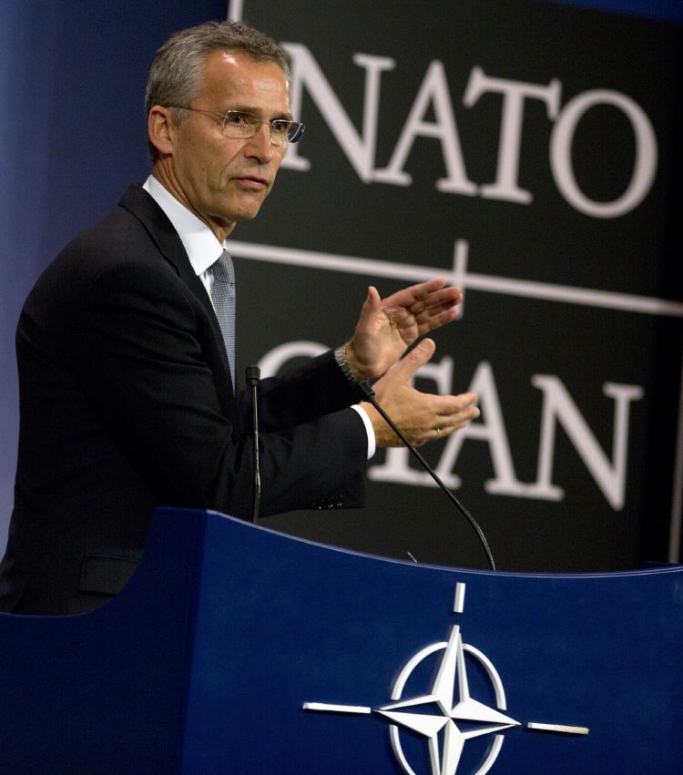 Generální tajemník aliance Jens Stoltenberg.