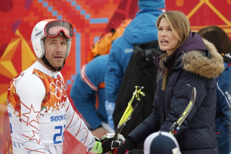 Bode Miller se svou manželkou.