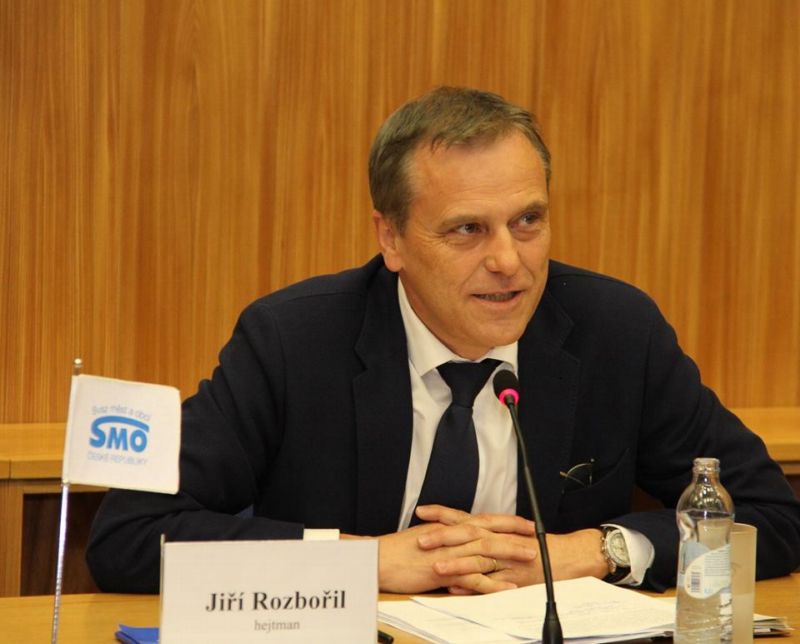Hejtman Jiří Rozbořil.