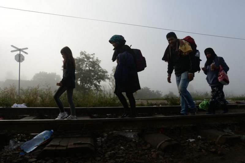 Migranti (ilustrační foto). Migranti (ilustrační foto).