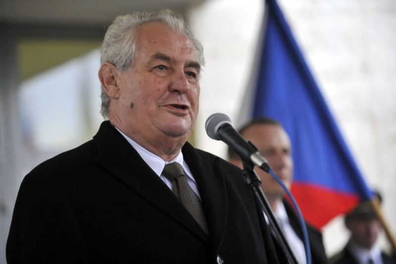 Prezident Miloš Zeman.