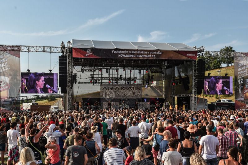 Arakain na festivalu Benátská!.