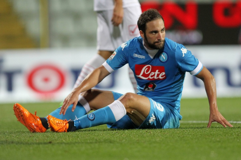 Gonzalo Higuain z Neapole.