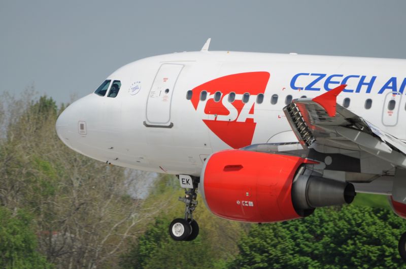 Letadlo ČSA Airbus A-319. Letadlo ČSA Airbus A-319.