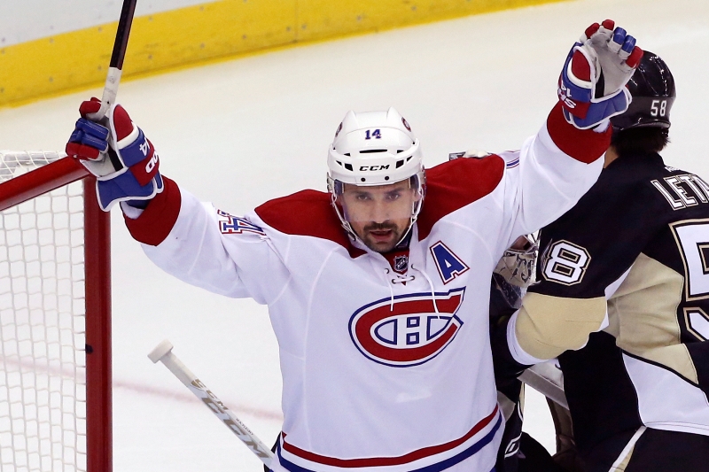 Hokejisté Tomáš Plekanec (na snímku) a Marek Židlický asistovali v úterních zápasech NHL u vítězných branek. 