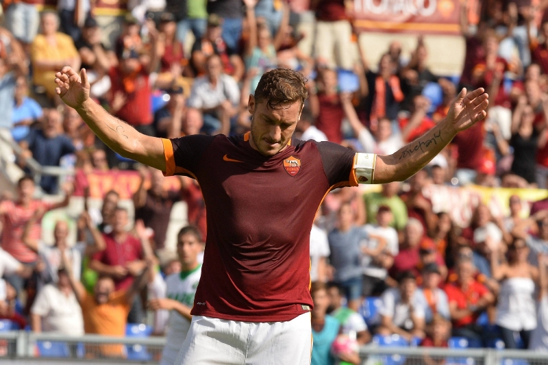 Italská modla Francesco Totti.