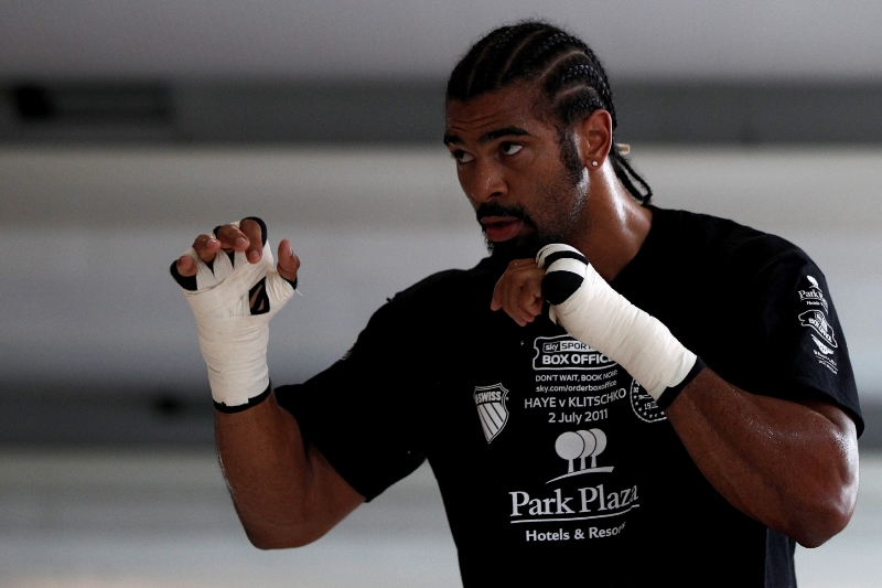 Britský boxer David Haye prodává svůj ring.