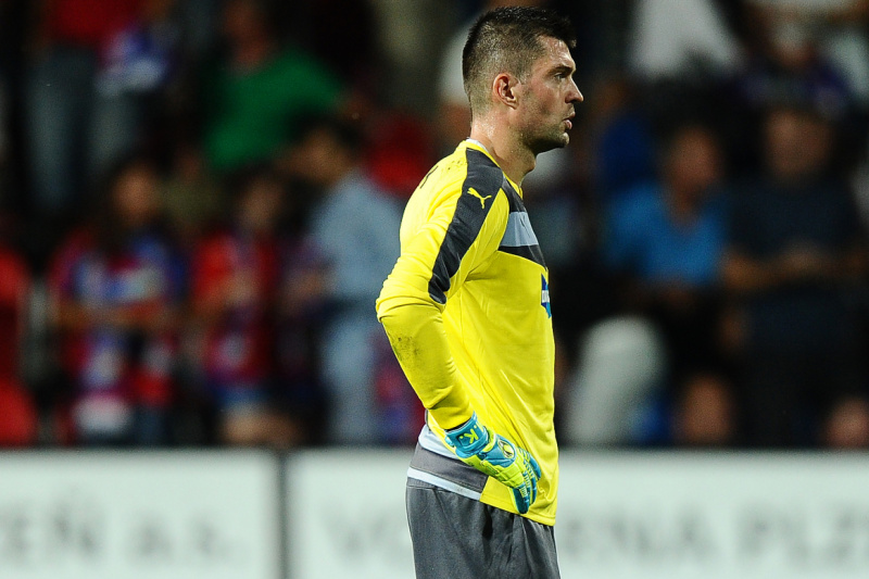 Brankář Viktorie Plzeň Matúš Kozáčik. Brankář Viktorie Plzeň Matúš Kozáčik.