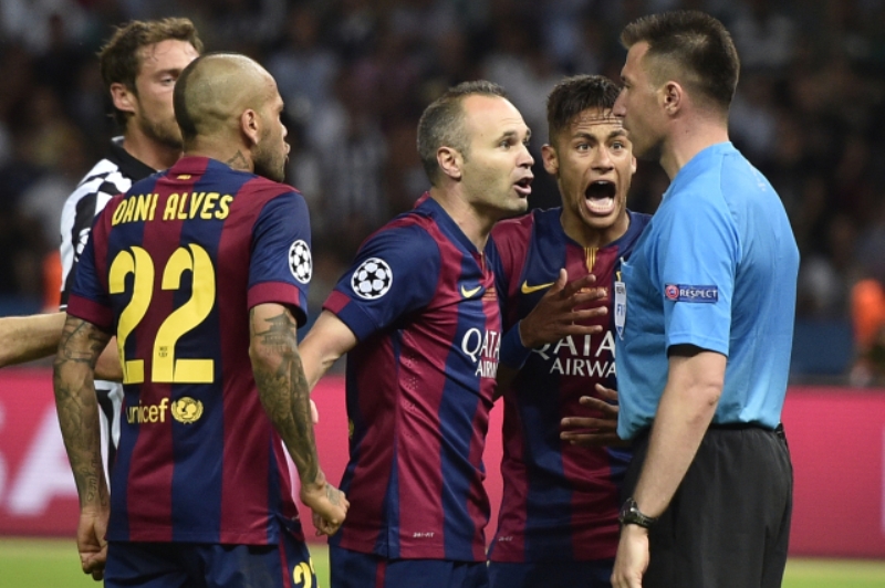Fotbalisté Barcelony. 