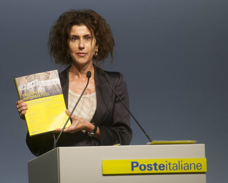 Luisa Todini, prezidentka italské poštovní společnosti Poste Italiane. Luisa Todini, prezidentka italské poštovní společnosti Poste Italiane.