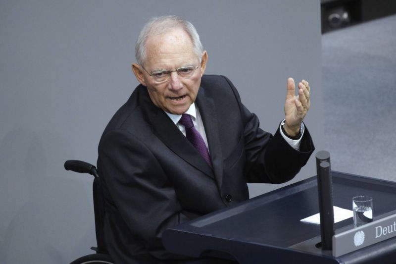 Německý ministr financí Wolfgang Schäuble.