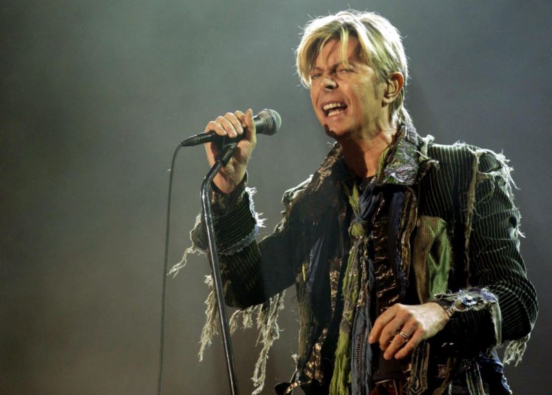 Zpěvák David Bowie. Zpěvák David Bowie.
