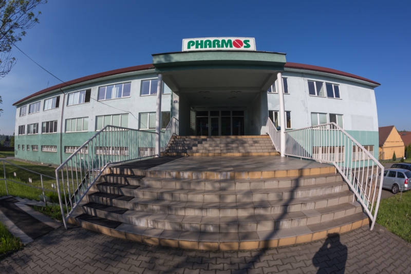Sídlo společnosti Pharmos v Ostravě-Radvanicích zabývající se distribucí léčiv. Sídlo společnosti Pharmos v Ostravě-Radvanicích zabývající se distribucí léčiv.
