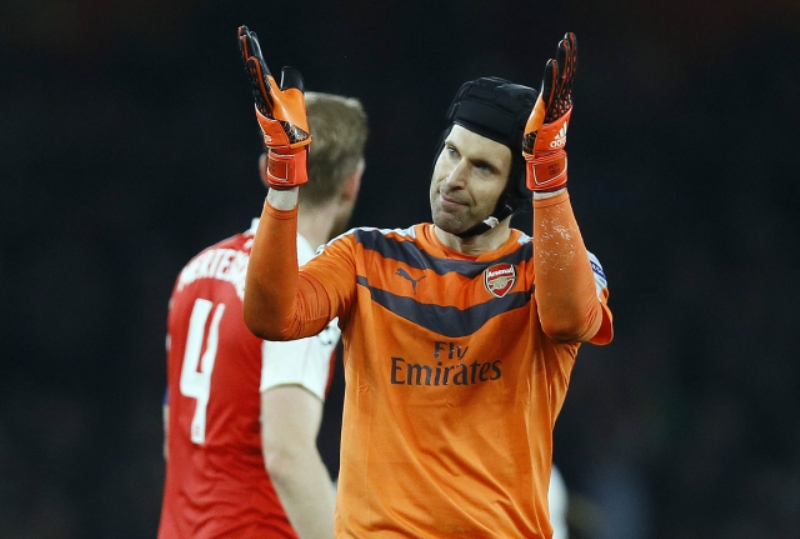 Petr Čech, brankář Arsenalu.