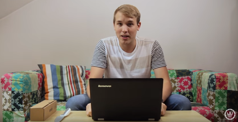 Youtuber Jirka Král.
