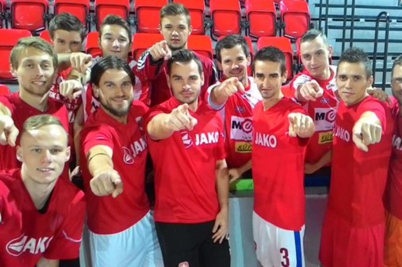 Futsalisté Slavie.
