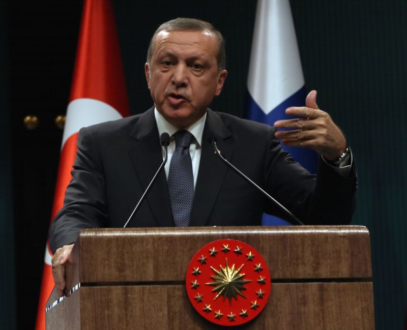 Turecký prezident Recep Tayyip Erdogan. Turecký prezident Recep Tayyip Erdogan.