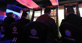 Merkur Casino v pražském Centru Černý Most.