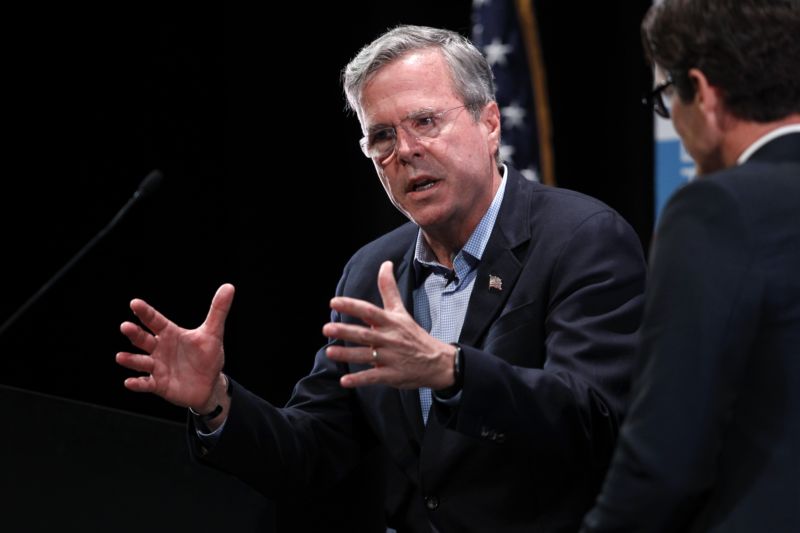 Prezidentský kandidát Jeb Bush.