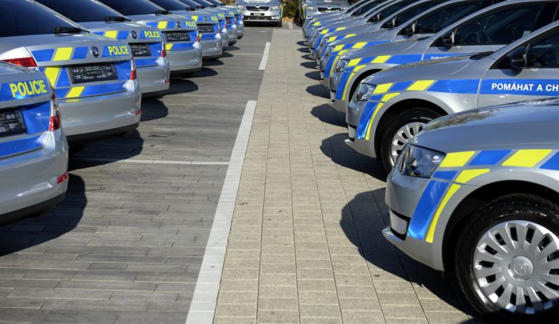 Policejní vozy Škoda Octavia. Policejní vozy Škoda Octavia.