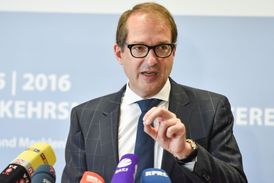Německý ministr dopravy Alexander Dobrindt.