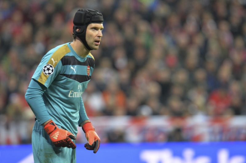 Petr Čech, brankář Arsenalu.