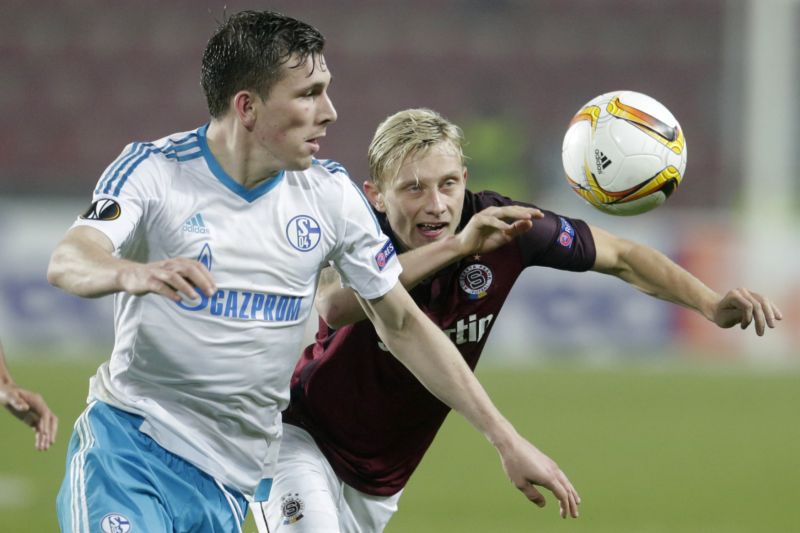 Fotbalisté Sparty remizovali v Evropské lize se Schalke 1:1 a navázali na dva týdny starý výsledek 2:2 z Gelsenkirchenu