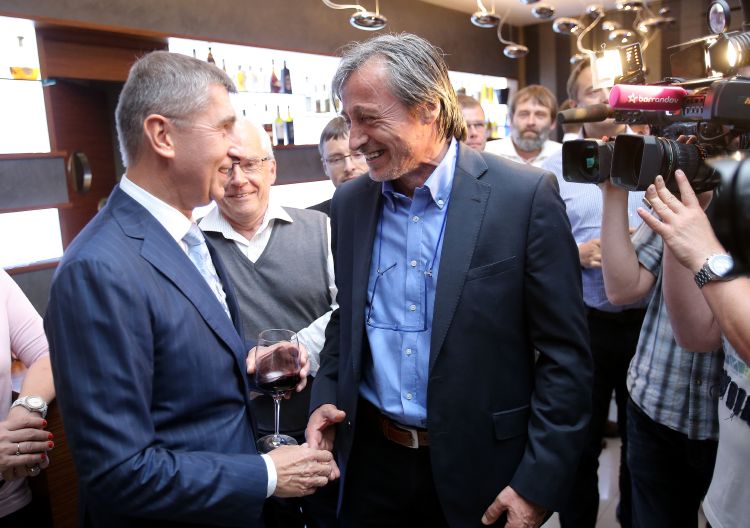 Andrej Babiš a Martin Stropnický.