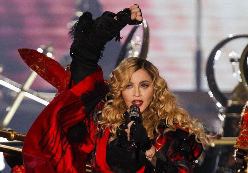 Zpěvačka Madonna v USA.