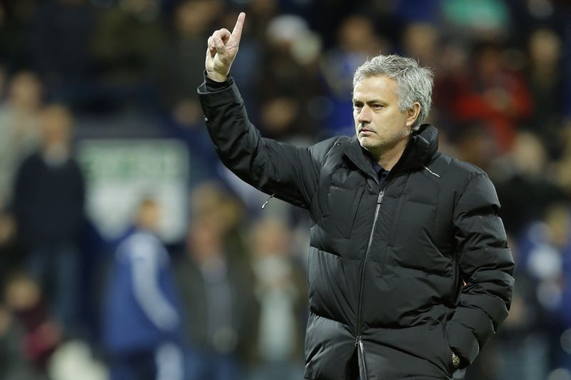 Trenér José Mourinho. 