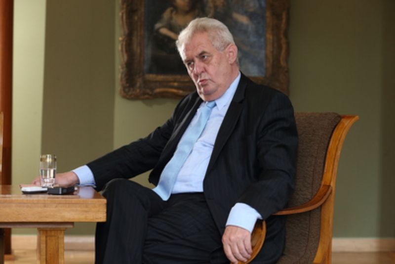 Prezident Miloš Zeman. Prezident Miloš Zeman.