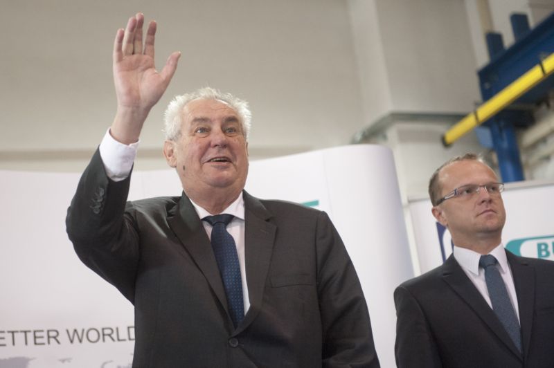 Prezident Miloš Zeman. Prezident Miloš Zeman.