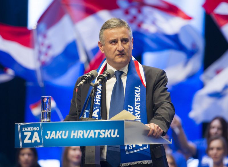 Předseda HDZ Tomislav Karamarko.