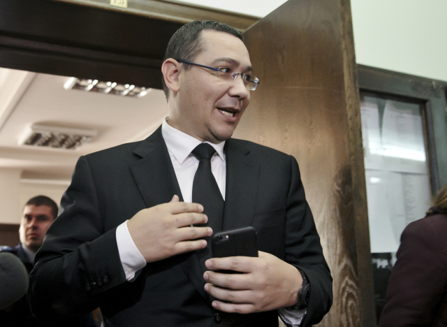 Bývalý rumunský premiér Victor Ponta. Bývalý rumunský premiér Victor Ponta.