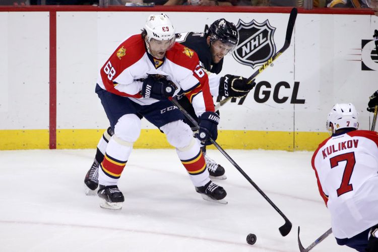 Jaromír Jágr v utkání NHL.