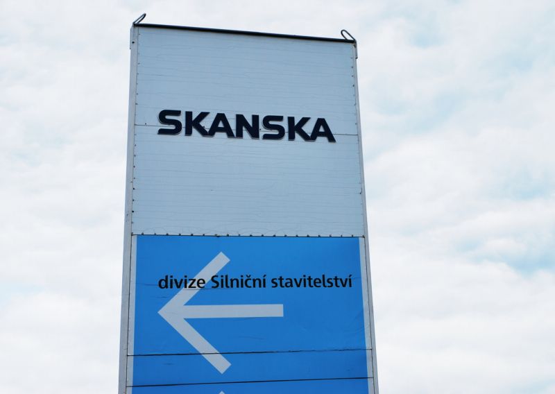 Nejvyšší pokutu antimonopolnímu úřadu by měla zaplatit firma Skanska (ilustrační foto).