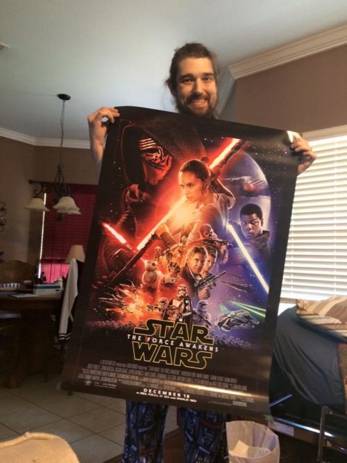 Velký fanoušek filmové ságy Star Wars Daniel Fleetwood.
